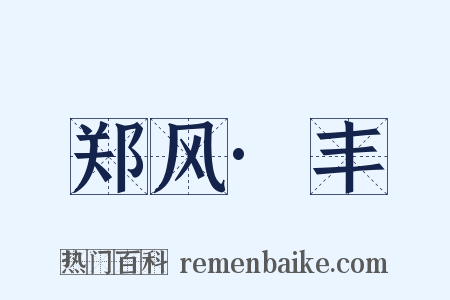 郑风·丰是什么意思的图片